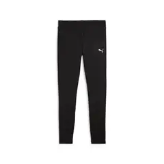 PUMA - Leggings Original Ess Logo Poly Tights Negro Para Mujer