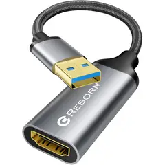 INNOVA - Adaptador Usb 3.0 A Hdmi 1080p 60hz Tarjeta Video Externa