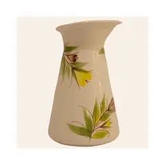 GENERICO - Florero Moscú En Cerámica Pintado A Mano Diseño Protea Color Multicolor