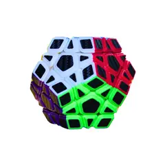 GENERICO - Cubo Rubik Megaminx Fibra De Carbón