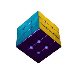 GENERICO - Cubo Rubik 333 Metalizado Shaolin Popey Magnético S3 Cyclone Boys