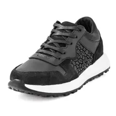 VILLABONR - Tenis Cuero Negro VTI-4080