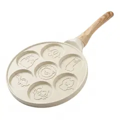 GENERICO - Sartén 7 Mini Pancakes Animales Antiadherente