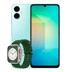 SAMSUNG - Celular A06 4Gb Ram 64Gb 4G Verde + Obsequio Smartwatch