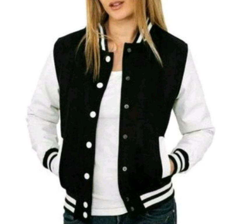 Imagen de CHAQUETA PARA MUJER Y NIÑA TIPO BEISBOLERA