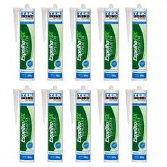 GENERICO - Pegante Adhesivo Para Espejos Tekbond Blanco 389g x10und