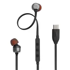 JBL - Audífonos Tune 310C USB-C con Micrófono, Audio Alta Resolución y Sonido Pure Bass Negro