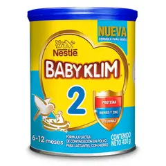 KLIM - FORMULA LACTEA BABY 2 RSA00 400 GR