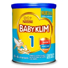 KLIM - FORMULA LACTEA BABY 1 LATA 400 GR