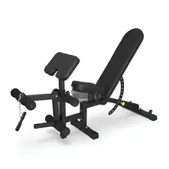 GENERICO - Banco Pesas Ajustable Multifuncional Biceps Olimpico