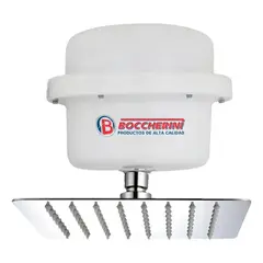 BOCCHERINI - Ducha Eléctrica Automatica Regadera De Lujo 20cm Blanco 110v