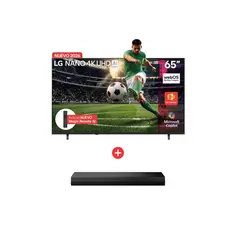 LG ELECTRONICS - Combo LG Televisor + Barra sonido - 65 Pulgadas Nanouhd - Barra Sonido S20a