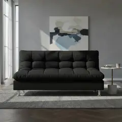 PULLMAN - Sofá Cama Comfort Negro Tela