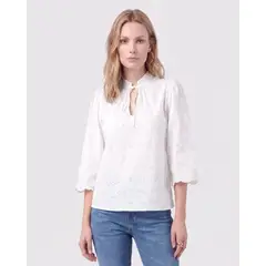 PATPRIMO - Blusa Para Mujer Manga Corta Blanco #30127883