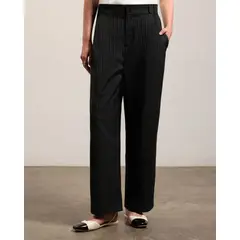 PATPRIMO - Pantalón De Sastrería Recto Para Mujer Para Mujer Negro