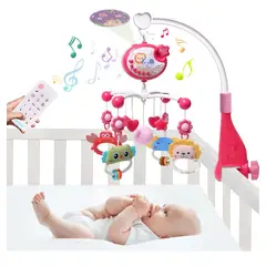 GENERICO - MOVIL MOBIL JUGUETE PARA CUNA CORRAL BEBE MUSICAL LUCES PROYECCION