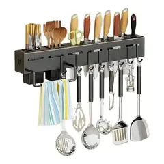 GENERICO - Organizador de Cocina Multifuncional Porta Utensilios y Cuchillos Premium