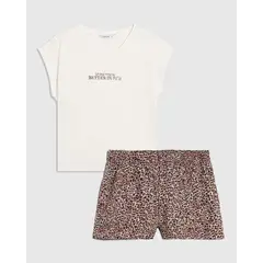 PATPRIMO - Pijama Para Mujer M/C P/C Marca Café #30040318