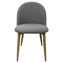 DISTRIONLINE - Silla Ali Tapizada En Tela Gris