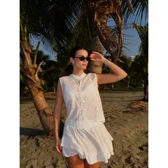 DRIMIA - Isla Eyelet Shirt
