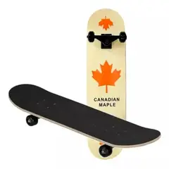 GENERICO - Tabla Skate Skateboard Hoja Canadiense Profesional Madera