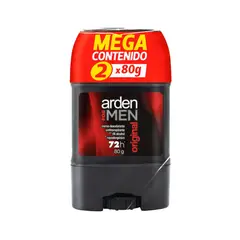 ARDEN FOR MEN - Promoción Desodorante Original 72 Horas Crema Barra 80 Gr X2