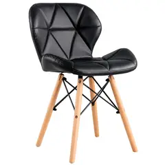 GENERICO - Silla Moderna Premium Con Patas De Madera Elegancia, Comodidad y Estilo Para Tu Espacio