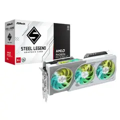 ASROCK - Tarjeta de Video Radeon Rx 9060 Xt 8GB Steel Legend
