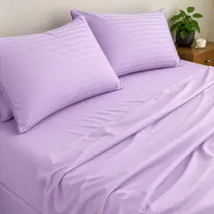 BALI - Sabanas Cama Sencilla Lila Calidad Premium