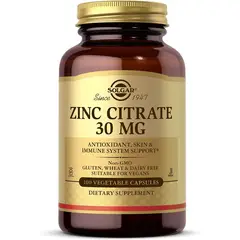 SOLGAR - Zinc Citrate 30mg 100cap