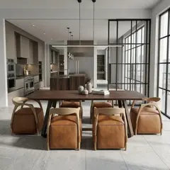 22 GRADOS DECORACION - Mesa comedor Gitana 170cm x 80cm Lamina roble