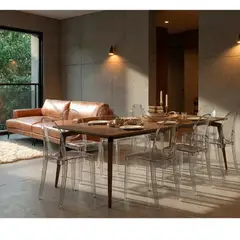 22 GRADOS DECORACION - Mesa comedor Luna 140cm x 70cm Lamina roble