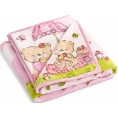 BALI - Cobija Bebé Ultra Suave Diseño Infantil Térmica Doble Faz