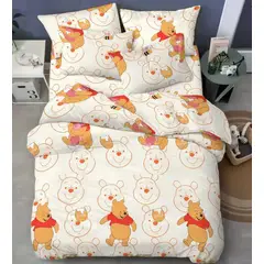 SIRENITAS - Juego de sabanas cama Sencilla Semi Doble Queen King Winnie Pooh