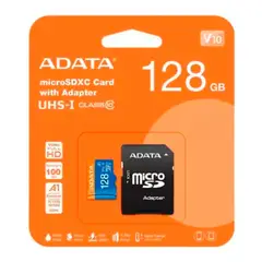 ADATA - Tarjeta de memoria AUSDX128GUICL10A1-RA1 Premier con adaptador SD 128GB