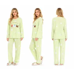GENERAL - Conjunto De Pijama De Dos Piezas Estampada