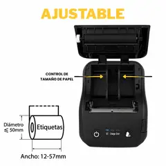 GENERICO - Impresora Térmica Otala 632-l58p Etiquetas Y Pos 58mm Color Negro