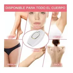 GENERICO - Depiladora Láser IPL Tiferet 5 Niveles Blanco Uso Facial y Corporal