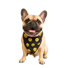 GENERICO - Pañoleta para Perro Gato Estilo Caritas Talla M Antifluido Liviana