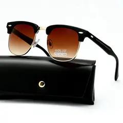 POLASUP - Lentes de Sol Elegante marco metálico clásico de estilo retro proteccion uv mujer hombre