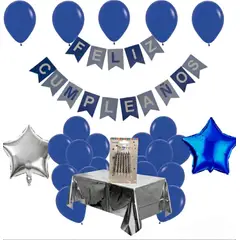 GENERICO - Set Decoracíon Feliz Cumpleaños x 26 Piezas