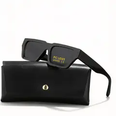 POLASUP - Lentes de Sol Elegante marco metálico clásico de estilo retro proteccion uv mujer hombre