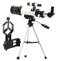 GENERICO - Telescopio Astronómico Monocular Con Tripode Base Celular