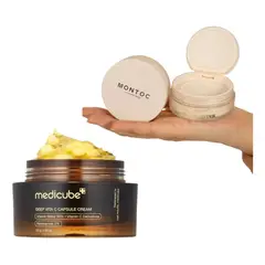 MONTOC MAKEUP - Polvo Suelto Montoc Vitamina C Crema Medicube Rostro Radiant