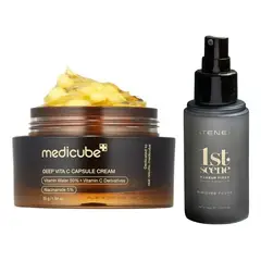ATENEA - Spray Fijador De Maquillaje Vitamina C Crema Coreana