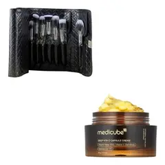 ATENEA - Brochas De Maquillaje X36 Y Vitamina C Crema Coreana