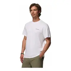 COLUMBIA - Camiseta Hombre CSC LOGO BACK TEE Blanco