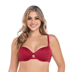 LAURA - TOP DE BAÑO CON ACCESORIO EN CENTRO DELANTERO