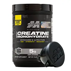MUSCLETECH - Creatina Platinum 450 Gramos - 90 Servicios + EMBUDO (NUEVA IMAGEN)