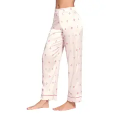 LAURA - PANTALÓN DE PIJAMA ELABORADO EN SATÍN